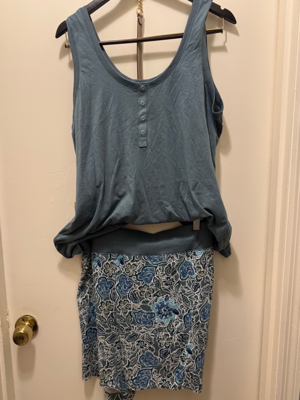 SLEEP by Cacique Tank and Short Set—Green